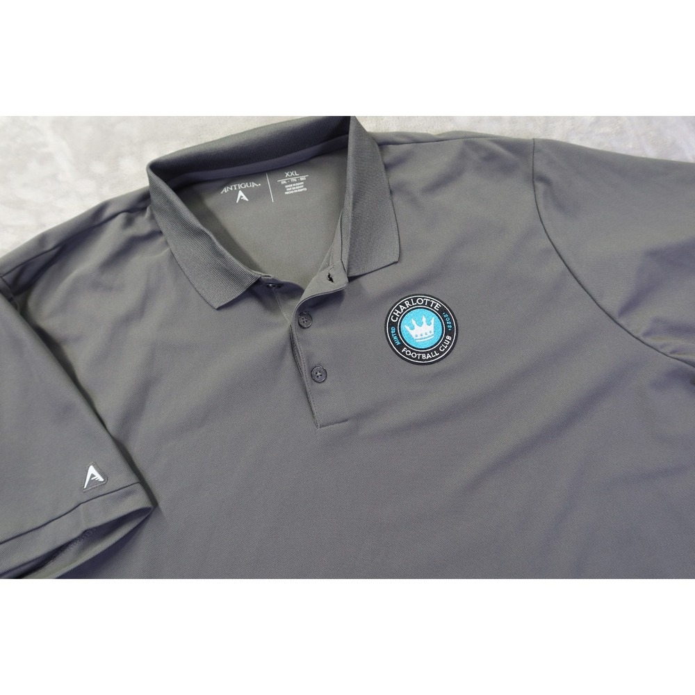 Charlotte Football Club Polo Shirt Men's Size 2XL Charlotte‎ FC United 2022